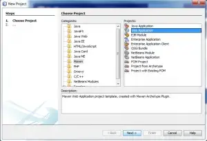 How to Create Web Application using Maven Netbeans JavaPointers