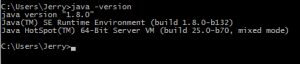 java version