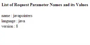 http request parameters java