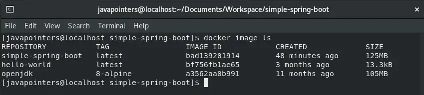 dockerfile for spring boot application