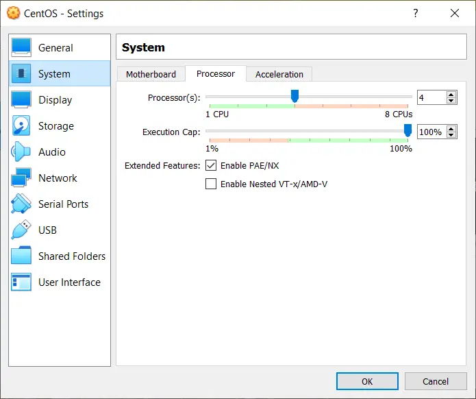 virtualbox increase disk size centos